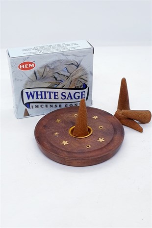 Hem White Sage Konik Tütsü