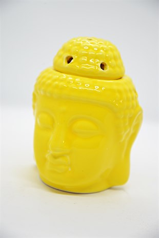 Sarı Buddha Seramik Buhurdanlık