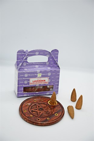 Satya Lavender (Lavanta) Aromalı Backflow Geri Dönüşümlü Tütsü